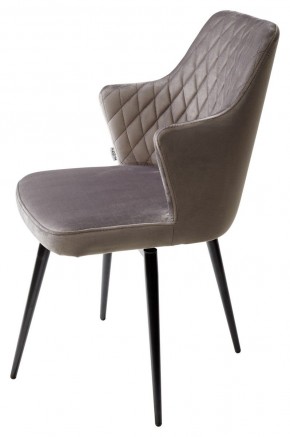 Стул HERMAN 360 град. ГРАФИТ #14, велюр / черный каркас М-City в Воткинске - votkinsk.mebel24.online | фото 4