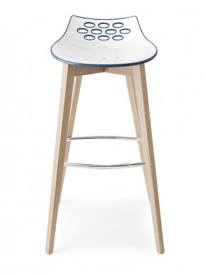 Стул JAM W CB/1487, ash.P19W OAK NATURAL/ P799-P11P WHITE/ GLOSSY NOUGAT в Воткинске - votkinsk.mebel24.online | фото