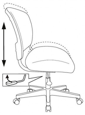 Стул компьютерный CH-W296NX/GF-LT в Воткинске - votkinsk.mebel24.online | фото 5