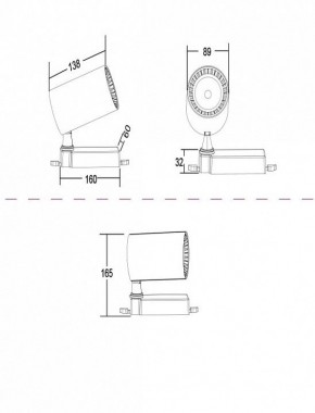 Светильник на штанге Maytoni Vuoro TR029-3-20W4K-W в Воткинске - votkinsk.mebel24.online | фото 4