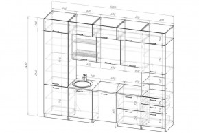 ТЕРЦИЯ Кухонный гарнитур Экстра 5 (3000 мм) в Воткинске - votkinsk.mebel24.online | фото 2