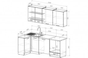 ТЕРЦИЯ Кухонный гарнитур Стандарт (1600 мм) в Воткинске - votkinsk.mebel24.online | фото 2