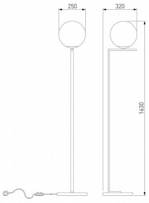 Торшер Eurosvet Shape 01214/1 хром в Воткинске - votkinsk.mebel24.online | фото 3