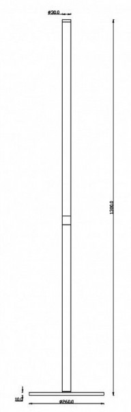 Торшер Maytoni Ray Z012FL-L18B3K в Воткинске - votkinsk.mebel24.online | фото 3