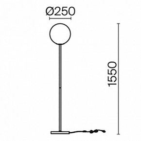 Торшер Maytoni Ring MOD013FL-01B в Воткинске - votkinsk.mebel24.online | фото 4