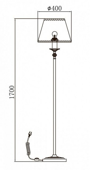 Торшер Maytoni Soffia RC093-FL-01-R в Воткинске - votkinsk.mebel24.online | фото 3