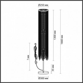 Торшер Odeon Light Chokka 5028/3F в Воткинске - votkinsk.mebel24.online | фото 4