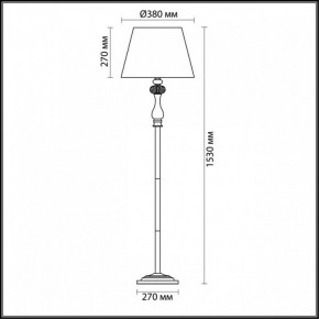 Торшер Odeon Light Gaellori 3393/1F в Воткинске - votkinsk.mebel24.online | фото 3