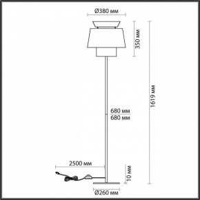 Торшер Odeon Light Kressa 4992/1F в Воткинске - votkinsk.mebel24.online | фото 4