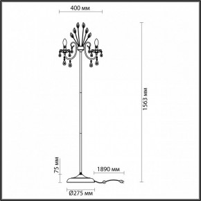 Торшер Odeon Light Versia 4977/3F в Воткинске - votkinsk.mebel24.online | фото 4