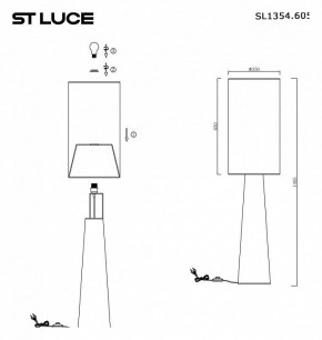 Торшер ST-Luce Jackie SL1354.605.01 в Воткинске - votkinsk.mebel24.online | фото 5