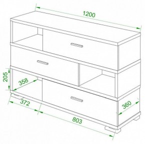 Тумба комбинированная Домино СБ-40/3-ПВК в Воткинске - votkinsk.mebel24.online | фото 2