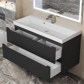 Тумба под раковину Uperwood Tanos 100 см, подвесная, черная матовая в Воткинске - votkinsk.mebel24.online | фото 10