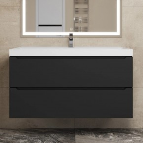 Тумба под раковину Uperwood Tanos 100 см, подвесная, черная матовая в Воткинске - votkinsk.mebel24.online | фото 9