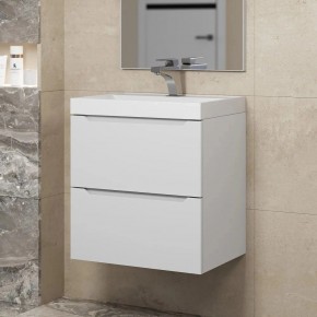 Тумба под раковину Uperwood Tanos 50 см, подвесная, белая матовая в Воткинске - votkinsk.mebel24.online | фото