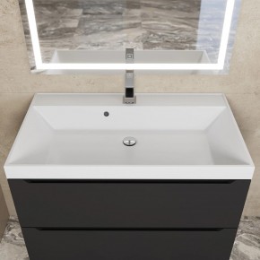 Тумба под раковину Uperwood Tanos 80 см, подвесная, черная матовая в Воткинске - votkinsk.mebel24.online | фото 10