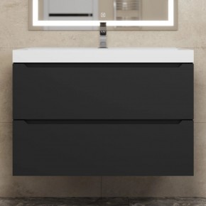 Тумба под раковину Uperwood Tanos 80 см, подвесная, черная матовая в Воткинске - votkinsk.mebel24.online | фото 9