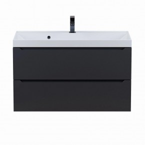 Тумба под раковину Uperwood Tanos 90 см, подвесная, черная матовая в Воткинске - votkinsk.mebel24.online | фото 8