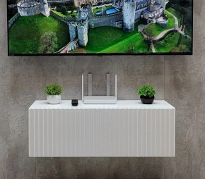 Тумба подвесная под ТВ LINES MTV3-MA 900 Белый глянец (Белый-M 10.1.1) в Воткинске - votkinsk.mebel24.online | фото 6