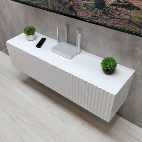 Тумба подвесная под ТВ LINES MTV4-MA 1150 Белый матовый (Белый-M 10.1.2) в Воткинске - votkinsk.mebel24.online | фото 2