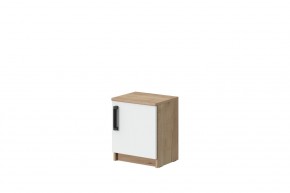 Тумба прикроватная Эконом (Дуб крафт золотой/Белый текстурный) в Воткинске - votkinsk.mebel24.online | фото 1