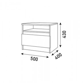 Тумба прикроватная ПАРУС в Воткинске - votkinsk.mebel24.online | фото 4