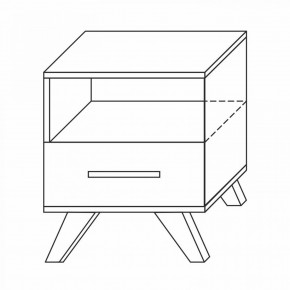 Тумба прикроватная Вега Скандинавия в Воткинске - votkinsk.mebel24.online | фото 7