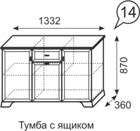 Тумба с ящиком Венеция 14 бодега в Воткинске - votkinsk.mebel24.online | фото 3