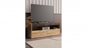 ВЕГАС Тумба ТВ (Дуб Вотан/Ателье темный​​​​​​​) в Воткинске - votkinsk.mebel24.online | фото