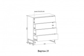 ВИРТОН 31 Комод (винтерберг) в Воткинске - votkinsk.mebel24.online | фото 2