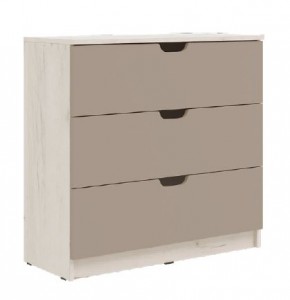 ЮНИОР-4 Комод 3 ящика (Шарли Мокко) в Воткинске - votkinsk.mebel24.online | фото