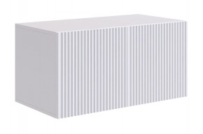 ЗЕФИР Антресоль двухдверная 118.01 (белый муар) в Воткинске - votkinsk.mebel24.online | фото